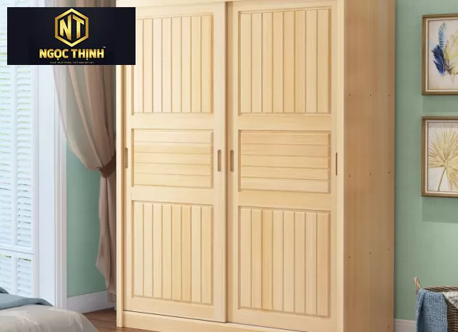 tủ quần áo vân gỗ